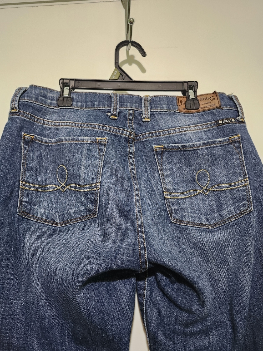 Lucky Brand Blue Denim Flare Jeans Sofia Boot - Picture 4 of 9
